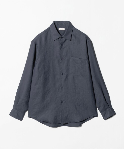 BEAUTY&YOUTH UNITED ARROWS(ビューティーアンドユースユナイテッドアローズ)の「ライト リネンタッチ レギュラー シャツ FORM TAPERD型(シャツ/ブラウス・メンズ・ダークグレー/コバルトブルー/ホワイト・L/S/XL/M)」の14枚目の写真