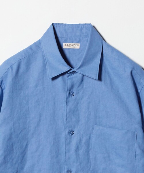 BEAUTY&YOUTH UNITED ARROWS(ビューティーアンドユースユナイテッドアローズ)の「ライト リネンタッチ レギュラー シャツ FORM TAPERD型(シャツ/ブラウス・メンズ・ダークグレー/コバルトブルー/ホワイト・L/S/XL/M)」の22枚目の写真