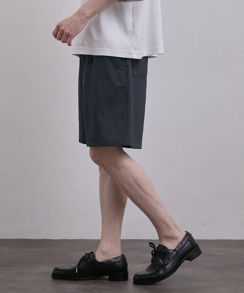 tk.TAKEO KIKUCHI(ティーケータケオキクチ)の「AIRY DRYショートパンツ/吸水速乾/UVカット/マシーンウォッシャブル/洗濯可/イージーケア/ショーツ(その他パンツ・メンズ・チャコールグレー/ブラック/ベージュ・01/03/02)」の6枚目の写真