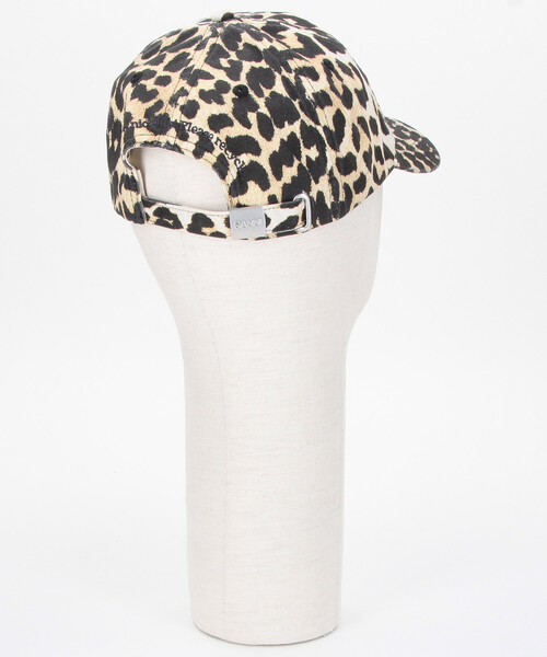 GANNI（ガニー）の「GANNI/ガニー Washed Cotton Canvas Cap Leo / A6898 / レオパード 総柄 ベースボール キャップ（キャップ・レディース・レオパード・ONE SIZE）」の11枚目の写真