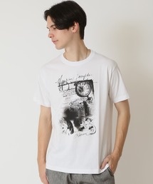 グラフィック フォトプリント半袖Tシャツ PRIMAL POINT