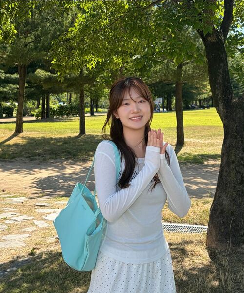 ALKI ALKA(アルキアルカ)の「Sheer Long Sleeve (Ivory)(Tシャツ/カットソー・レディース・アイボリー・MEDIUM/SMALL)」の7枚目の写真