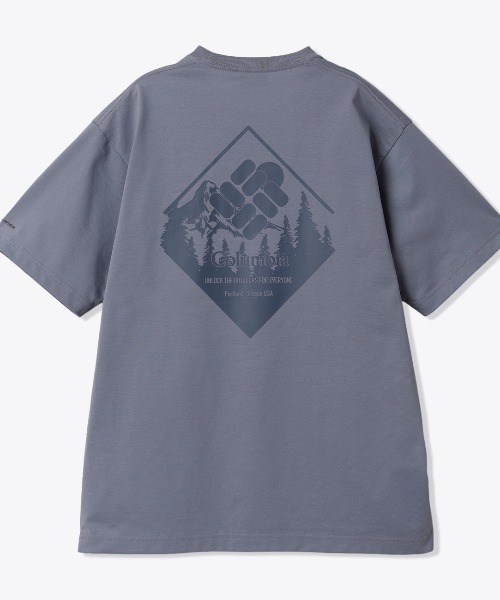Columbia(コロンビア)の「コロンビア Columbia アーバンハイクグラフィックショートスリーブTシャツ(Tシャツ/カットソー・メンズ・グレー/ブラック/アイボリー・M/L/S/LL)」の6枚目の写真