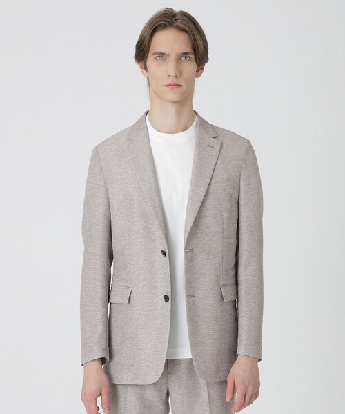 BLACK LABEL CRESTBRIDGE(ブラックレーベル・クレストブリッジ)の「メランジカラミジャケット(テーラードジャケット・メンズ・ネイビー/ライトグレー/ベージュ系その他・S/L/M/XL)」の2枚目の写真