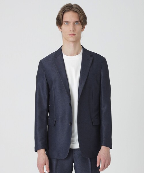 BLACK LABEL CRESTBRIDGE(ブラックレーベル・クレストブリッジ)の「メランジカラミジャケット(テーラードジャケット・メンズ・ネイビー/ライトグレー/ベージュ系その他・S/L/M/XL)」の3枚目の写真