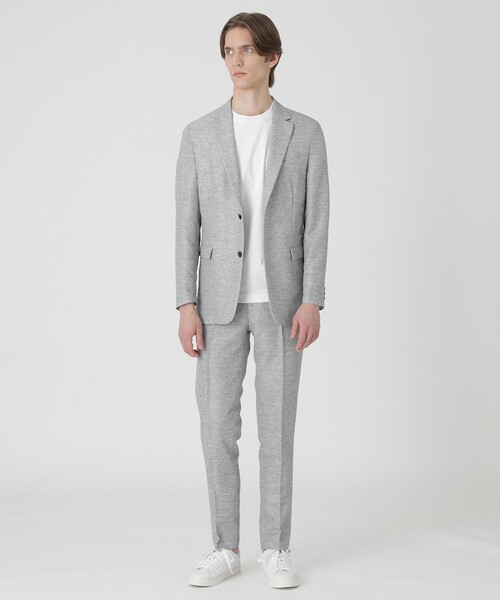 BLACK LABEL CRESTBRIDGE(ブラックレーベル・クレストブリッジ)の「メランジカラミジャケット(テーラードジャケット・メンズ・ネイビー/ライトグレー/ベージュ系その他・S/L/M/XL)」の21枚目の写真