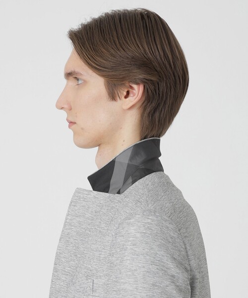 BLACK LABEL CRESTBRIDGE(ブラックレーベル・クレストブリッジ)の「メランジカラミジャケット(テーラードジャケット・メンズ・ネイビー/ライトグレー/ベージュ系その他・S/L/M/XL)」の4枚目の写真