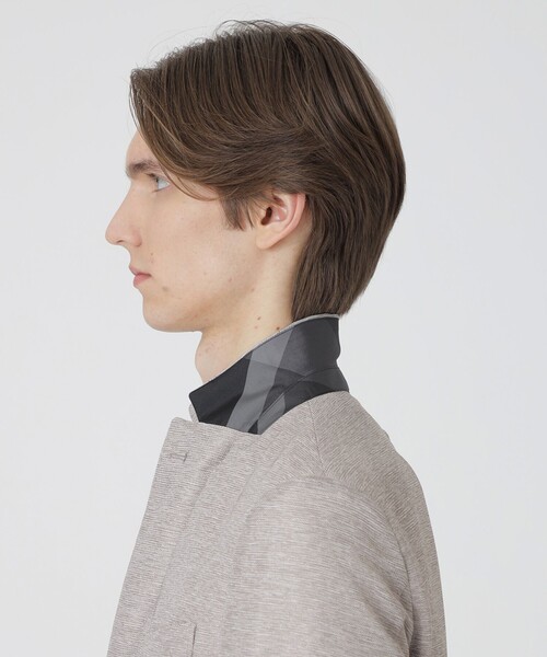 BLACK LABEL CRESTBRIDGE(ブラックレーベル・クレストブリッジ)の「メランジカラミジャケット(テーラードジャケット・メンズ・ネイビー/ライトグレー/ベージュ系その他・S/L/M/XL)」の11枚目の写真