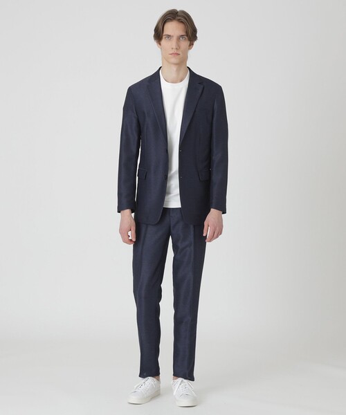 BLACK LABEL CRESTBRIDGE(ブラックレーベル・クレストブリッジ)の「メランジカラミジャケット(テーラードジャケット・メンズ・ネイビー/ライトグレー/ベージュ系その他・S/L/M/XL)」の14枚目の写真