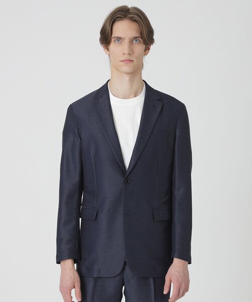 BLACK LABEL CRESTBRIDGE(ブラックレーベル・クレストブリッジ)の「メランジカラミジャケット(テーラードジャケット・メンズ・ネイビー/ライトグレー/ベージュ系その他・S/L/M/XL)」の15枚目の写真