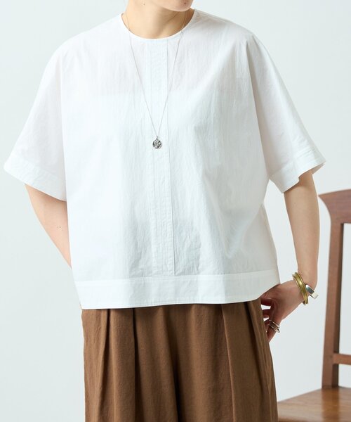 BEARDSLEY(ビアズリー)の「タイプライターボックスTee(Tシャツ/カットソー・レディース・キャメル/ホワイト・FREE)」の22枚目の写真