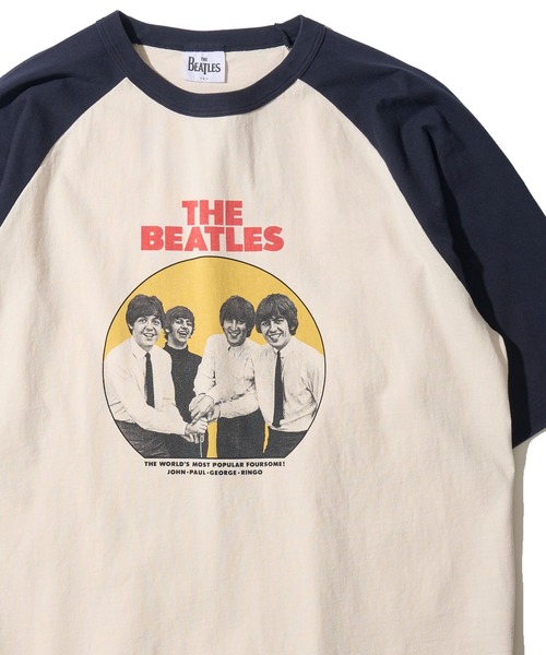 The Beatles(ザビートルズ)の「【THE BEATLES/ザ ビートルズ】レコードデザインラグランスリーブTシャツ / バックプリント(Tシャツ/カットソー・レディース・ホワイト系3/ホワイト系2/ホワイト系1・LARGE/X-LARGE/MEDIUM)」の8枚目の写真
