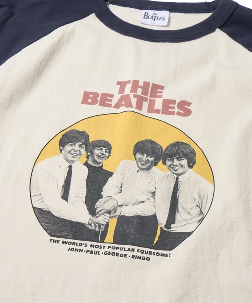The Beatles(ザビートルズ)の「【THE BEATLES/ザ ビートルズ】レコードデザインラグランスリーブTシャツ / バックプリント(Tシャツ/カットソー・レディース・ホワイト系3/ホワイト系2/ホワイト系1・LARGE/X-LARGE/MEDIUM)」の11枚目の写真
