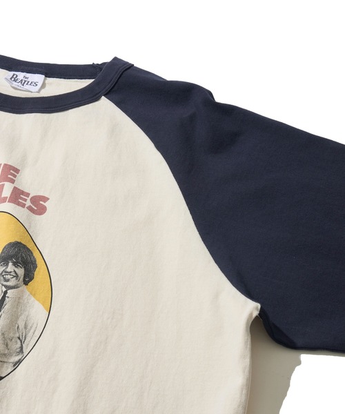 The Beatles(ザビートルズ)の「【THE BEATLES/ザ ビートルズ】レコードデザインラグランスリーブTシャツ / バックプリント(Tシャツ/カットソー・レディース・ホワイト系3/ホワイト系2/ホワイト系1・LARGE/X-LARGE/MEDIUM)」の13枚目の写真