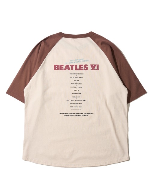 The Beatles(ザビートルズ)の「【THE BEATLES/ザ ビートルズ】レコードデザインラグランスリーブTシャツ / バックプリント(Tシャツ/カットソー・レディース・ホワイト系3/ホワイト系2/ホワイト系1・LARGE/X-LARGE/MEDIUM)」の7枚目の写真