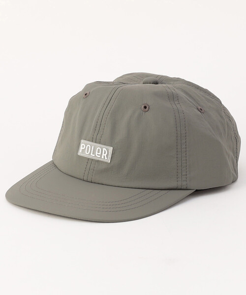 POLeR(ポーラー)の「POLeR/ポーラー FURRY FONT NYLON 6P CAP(キャップ・メンズ・グリーン/ベージュ/ネイビー/グレー/ブラック・ONE SIZE)」の3枚目の写真