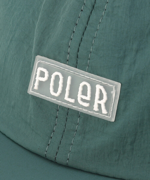 POLeR(ポーラー)の「POLeR/ポーラー FURRY FONT NYLON 6P CAP(キャップ・メンズ・グリーン/ベージュ/ネイビー/グレー/ブラック・ONE SIZE)」の9枚目の写真
