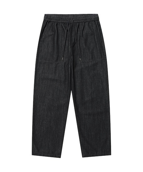 Wacky WiLLy(ワッキーウィリー)の「STRAIGHT EASY DENIM PANTS(デニムパンツ・メンズ・インディゴブルー/ブラック・LARGE/SMALL/MEDIUM)」の1枚目の写真