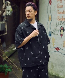 All-over embroidered shirt