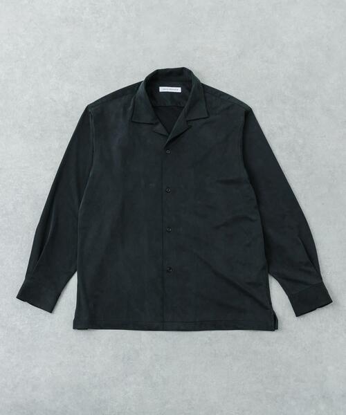 URBAN RESEARCH（アーバンリサーチ）の「WASHABLE CUPRO O/C SHIRTS（シャツ/ブラウス・メンズ・ブラック/ベージュ系その他・MEDIUM/LARGE）」の2枚目の写真