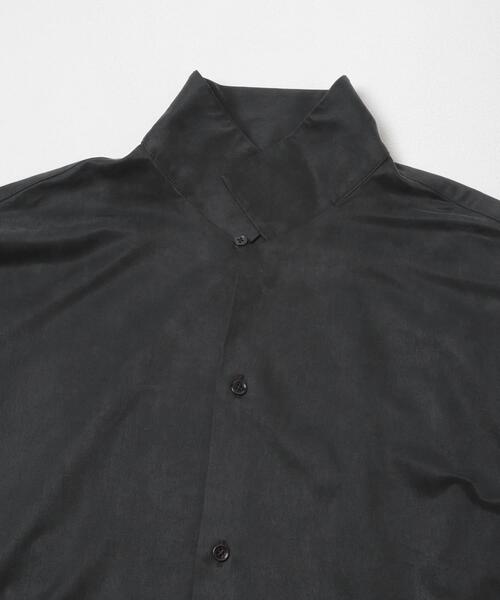 URBAN RESEARCH（アーバンリサーチ）の「WASHABLE CUPRO O/C SHIRTS（シャツ/ブラウス・メンズ・ブラック/ベージュ系その他・MEDIUM/LARGE）」の11枚目の写真