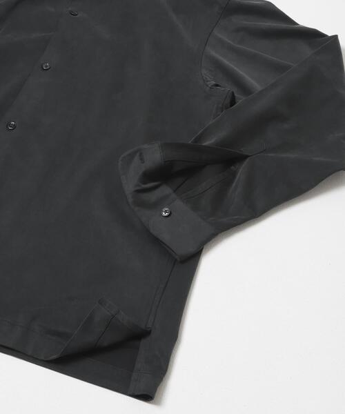 URBAN RESEARCH（アーバンリサーチ）の「WASHABLE CUPRO O/C SHIRTS（シャツ/ブラウス・メンズ・ブラック/ベージュ系その他・MEDIUM/LARGE）」の10枚目の写真