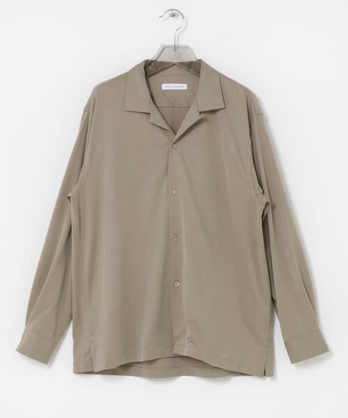 URBAN RESEARCH（アーバンリサーチ）の「WASHABLE CUPRO O/C SHIRTS（シャツ/ブラウス・メンズ・ブラック/ベージュ系その他・MEDIUM/LARGE）」の5枚目の写真