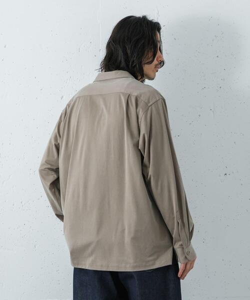 URBAN RESEARCH(アーバンリサーチ)の「『洗濯可』WASHABLE CUPRO O/C SHIRTS(シャツ/ブラウス・メンズ・ブラック/ベージュ系その他・MEDIUM/LARGE)」の17枚目の写真