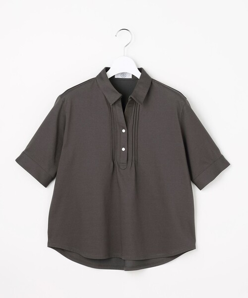 J.PRESS Ladies(J.プレス レディス)の「ドライコットン ポロ カットソー(Tシャツ/カットソー・レディース・ネイビー系/グレー系/ホワイト系・SMALL)」の12枚目の写真
