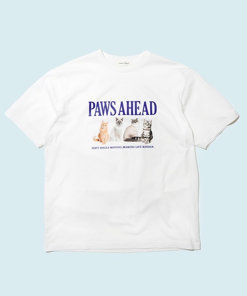 BENCH'S SELECT(ベンチセレクト)の「CAT PRINT TEE(Tシャツ/カットソー・メンズ・ホワイト/ヘザーグレー・MEDIUM/LARGE)」の2枚目の写真