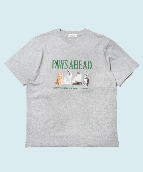 BENCH'S SELECT(ベンチセレクト)の「CAT PRINT TEE(Tシャツ/カットソー・メンズ・ホワイト/ヘザーグレー・MEDIUM/LARGE)」の1枚目の写真
