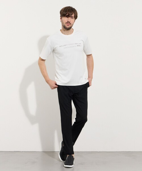 HIDEAWAYS NICOLE（ハイダウェイニコル）の「メタルジェルプリント半袖Tシャツ（Tシャツ/カットソー・メンズ・ネイビー/ホワイト/ライトグレー/ブラック/ブルー・XL/M/L）」の6枚目の写真