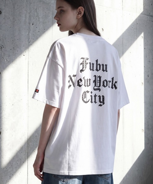 FUBU( フブ)の「【FUBU/フブ】STUDS LOGO T-SHIRTS/スタッドロゴTシャツ(Tシャツ/カットソー・メンズ・ブラック/ホワイト・XL/M/L)」の1枚目の写真