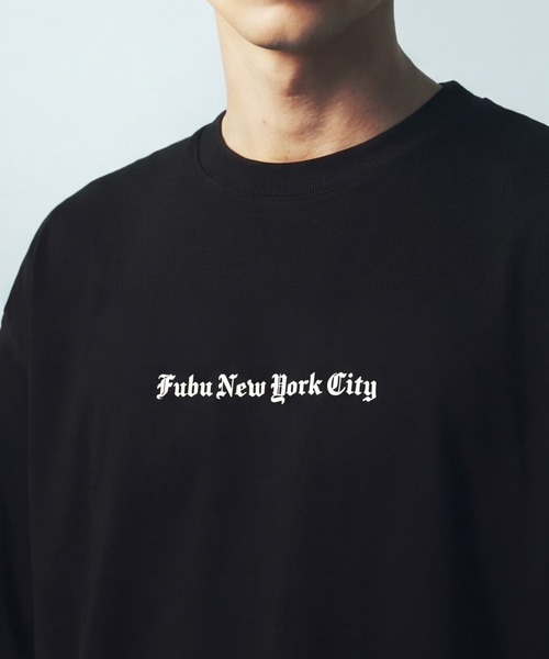 FUBU( フブ)の「【FUBU/フブ】STUDS LOGO T-SHIRTS/スタッドロゴTシャツ(Tシャツ/カットソー・メンズ・ブラック/ホワイト・XL/M/L)」の4枚目の写真