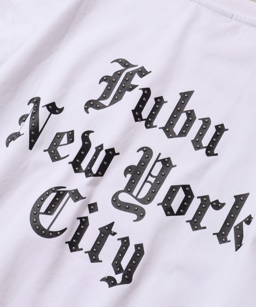 FUBU( フブ)の「【FUBU/フブ】STUDS LOGO T-SHIRTS/スタッドロゴTシャツ(Tシャツ/カットソー・メンズ・ブラック/ホワイト・XL/M/L)」の13枚目の写真