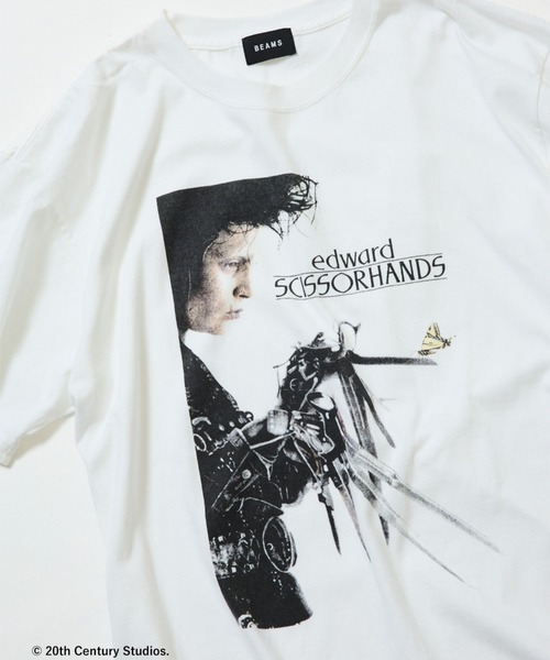 GOOD ROCK SPEED(グッドロックスピード)の「【別注】GOOD ROCK SPEED / SCISSORHANDS / T-shirt①(Tシャツ/カットソー・メンズ・ホワイト・S/M/L/XL)」の1枚目の写真