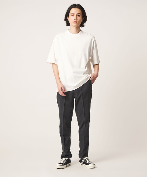 A DAY IN THE LIFE UNITED ARROWS(アデイインザライフユナイテッドアローズ)の「USAコットン ヘビーウェイト リラックス カットソー<A DAY IN THE LIFE>(Tシャツ/カットソー・メンズ・オリーブ/ホワイト/ライトグレー/ネイビー・M/XL/L)」の9枚目の写真