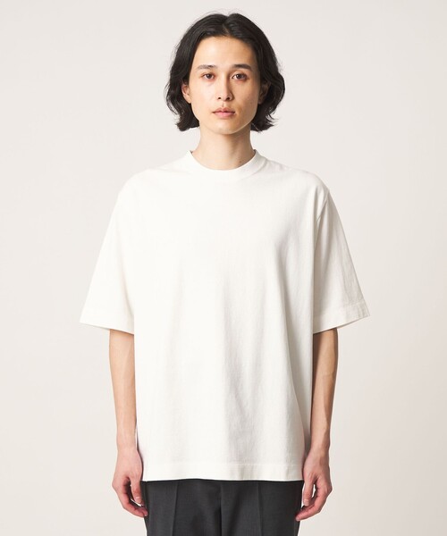 A DAY IN THE LIFE UNITED ARROWS(アデイインザライフユナイテッドアローズ)の「USAコットン ヘビーウェイト リラックス カットソー<A DAY IN THE LIFE>(Tシャツ/カットソー・メンズ・オリーブ/ホワイト/ライトグレー/ネイビー・M/XL/L)」の11枚目の写真