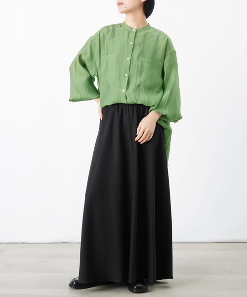 LC/LLL シアーワイドシャツチュニック/シアーチュニックシャツ（シャツ