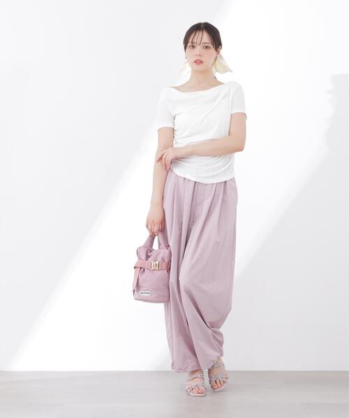 PROPORTION BODY DRESSING(プロポーションボディドレッシング)の「<a>アシメドレーププルオーバー / 1216169404(Tシャツ/カットソー・レディース・ブルー/ブラック/ホワイト・FREE)」の17枚目の写真