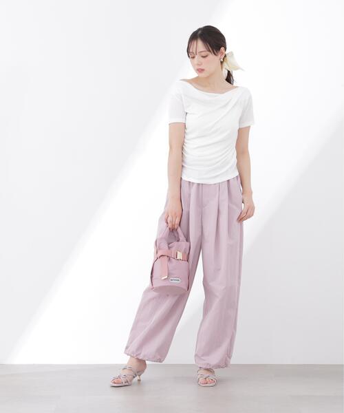 PROPORTION BODY DRESSING(プロポーションボディドレッシング)の「<a>アシメドレーププルオーバー / 1216169404(Tシャツ/カットソー・レディース・ブルー/ブラック/ホワイト・FREE)」の18枚目の写真