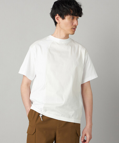 COMME CA MEN(コムサメン)の「【接触冷感】スピンドル Tシャツ(Tシャツ/カットソー・メンズ・カーキ/ホワイト・M/L)」の7枚目の写真