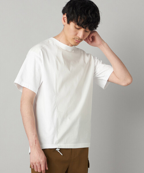 COMME CA MEN(コムサメン)の「【接触冷感】スピンドル Tシャツ(Tシャツ/カットソー・メンズ・カーキ/ホワイト・M/L)」の8枚目の写真
