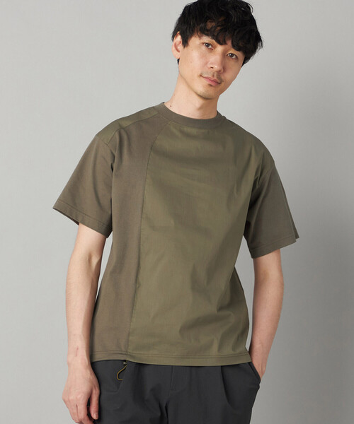 COMME CA MEN(コムサメン)の「【接触冷感】スピンドル Tシャツ(Tシャツ/カットソー・メンズ・カーキ/ホワイト・M/L)」の12枚目の写真