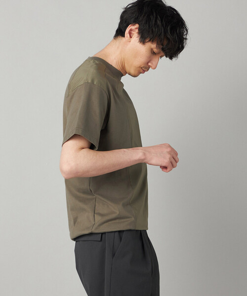 COMME CA MEN(コムサメン)の「【接触冷感】スピンドル Tシャツ(Tシャツ/カットソー・メンズ・カーキ/ホワイト・M/L)」の13枚目の写真