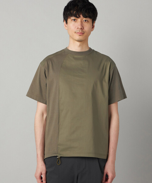 COMME CA MEN(コムサメン)の「【接触冷感】スピンドル Tシャツ(Tシャツ/カットソー・メンズ・カーキ/ホワイト・M/L)」の14枚目の写真
