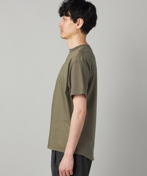 COMME CA MEN(コムサメン)の「【接触冷感】スピンドル Tシャツ(Tシャツ/カットソー・メンズ・カーキ/ホワイト・M/L)」の15枚目の写真