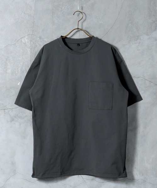 jiggys shop(ジギーズショップ)の「速乾 アクティブモバイル ドローコード ポケット付き Tシャツ(Tシャツ/カットソー・メンズ・カーキ/チャコールグレー/ブラック/ネイビー・X-LARGE/LARGE/MEDIUM)」の22枚目の写真