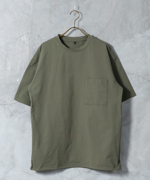 jiggys shop(ジギーズショップ)の「速乾 アクティブモバイル ドローコード ポケット付き Tシャツ(Tシャツ/カットソー・メンズ・カーキ/チャコールグレー/ブラック/ネイビー・X-LARGE/LARGE/MEDIUM)」の18枚目の写真