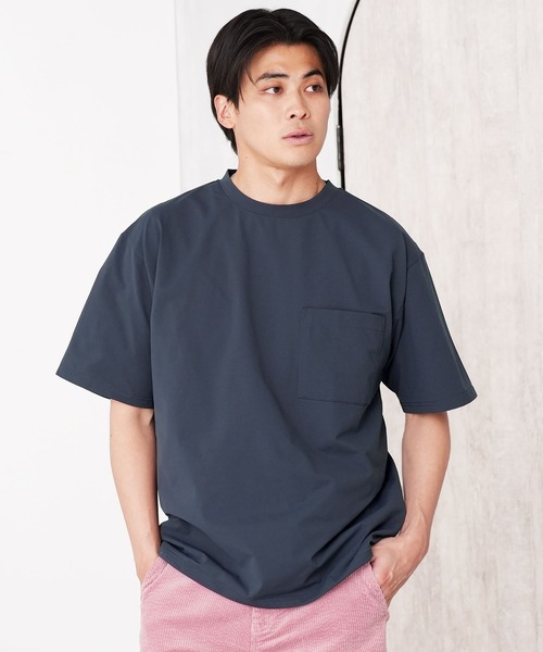 jiggys shop(ジギーズショップ)の「速乾 アクティブモバイル ドローコード ポケット付き Tシャツ(Tシャツ/カットソー・メンズ・カーキ/チャコールグレー/ブラック/ネイビー・X-LARGE/LARGE/MEDIUM)」の12枚目の写真
